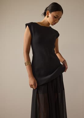 Inez Multi-way Fit & Flare Maxi Dress