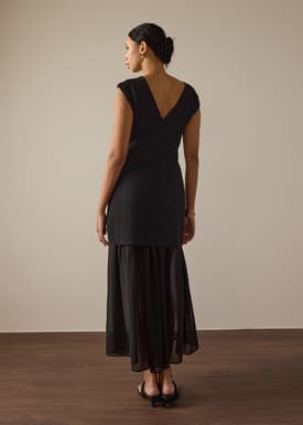 Inez Multi-way Fit & Flare Maxi Dress