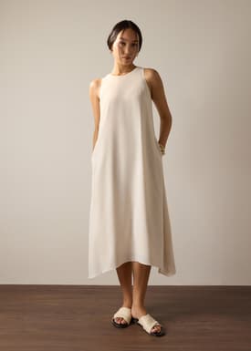 Suzanne Multi-way Detachable Shawl Column Midaxi Dress