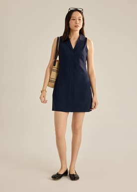 Ginny Collared A-line Dress