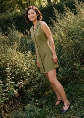 Ginny Collared A-line Dress