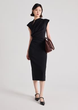 Heyang Jersey Buckle Detail Dress