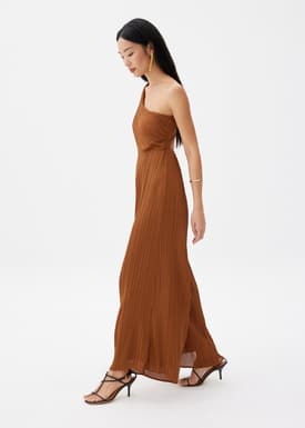 BraFree by LB Simone Pleated Twist Back Jumpsuit