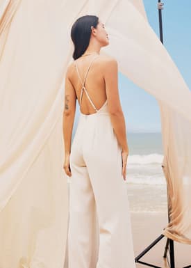 Leggy™ BraFree by LB Keana Kick Flare Jumpsuit