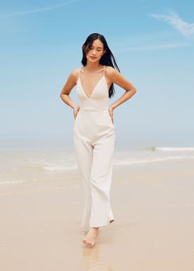 Leggy™ BraFree by LB Keana Kick Flare Jumpsuit