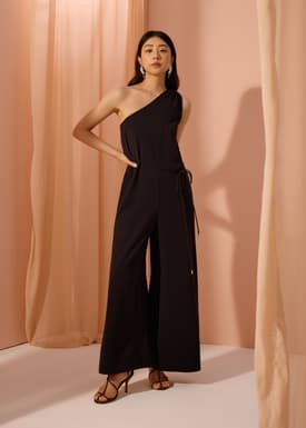 Leggy™ Kanda Asymmetric Flare Jumpsuit
