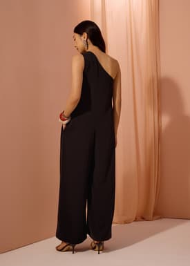 Leggy™ Kanda Asymmetric Flare Jumpsuit