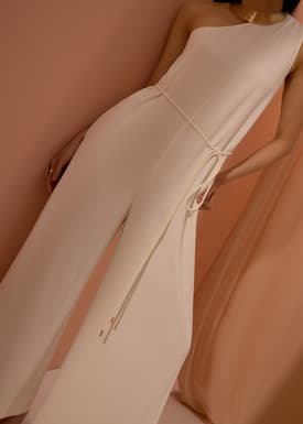 Leggy™ Kanda Asymmetric Flare Jumpsuit