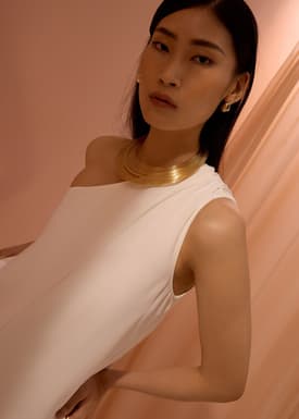 Leggy™ Kanda Asymmetric Flare Jumpsuit