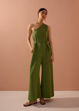Leggy™ Kanda Asymmetric Flare Jumpsuit