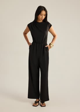 Anaz Leggy™ Mock Neck Jumpsuit