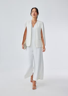 Audrey Tailored Cape Blazer