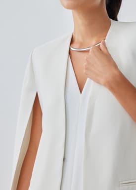 Audrey Tailored Cape Blazer