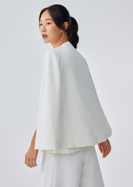 Audrey Tailored Cape Blazer