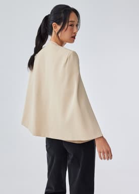 Audrey Tailored Cape Blazer