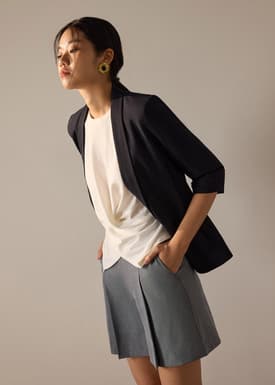 Mili Shawl Collared Blazer