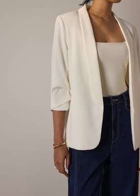 Mili Shawl Collared Blazer