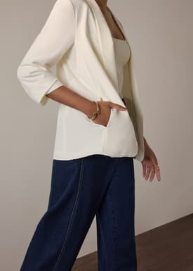 Mili Shawl Collared Blazer