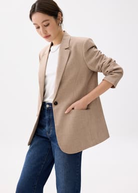 RuchedReady® Rachel Melange Blazer