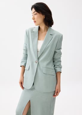 RuchedReady® Rachel Melange Blazer