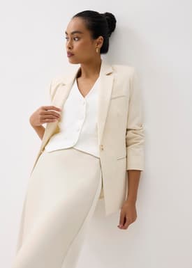 RuchedReady® Aera Slim Blazer