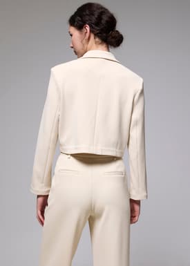 Alya Boxy Crop Blazer