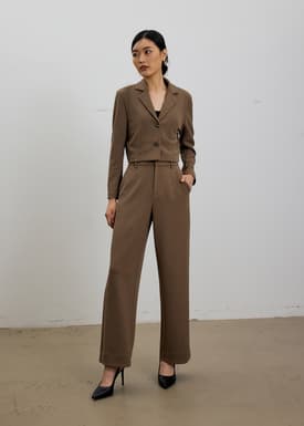 Alya Boxy Crop Blazer