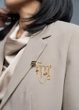 Love Bonito x AAGC Limited-edition RuchedReady® Aika Classic Blazer (in Clay)