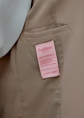 Love Bonito x AAGC Limited-edition RuchedReady® Aika Classic Blazer (in Clay)