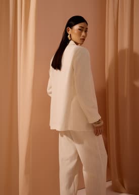 RuchedReady® Rachel Summer Textured Blazer