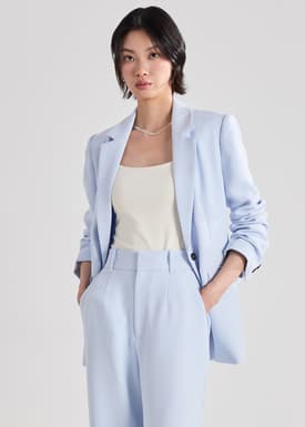 Rachel RuchedReady® Crepe Blazer