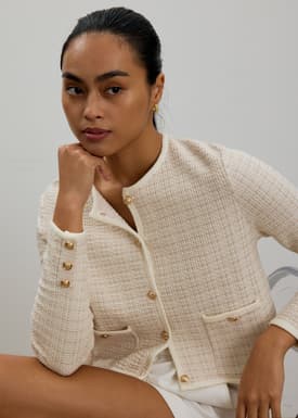 Yohan Textured Knit Cardigan