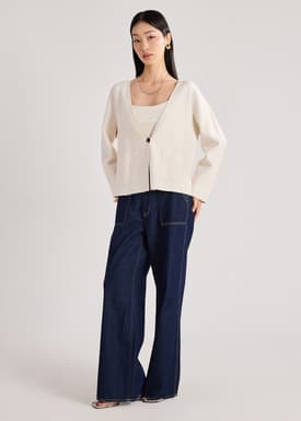 Knit Long Cardigan