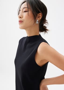 Robin High Neck Knit Top