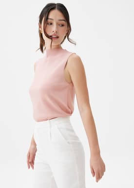 Robin High Neck Knit Top