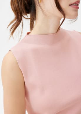 Robin High Neck Knit Top