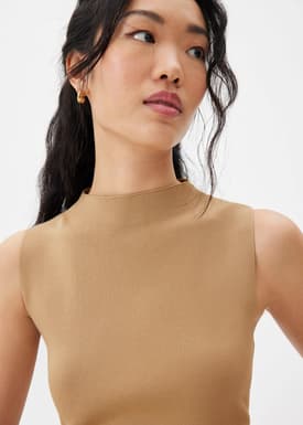 Robin High Neck Knit Top