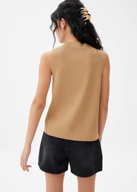Robin High Neck Knit Top