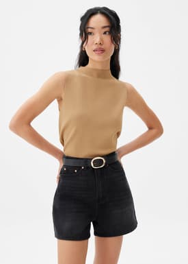 Robin High Neck Knit Top