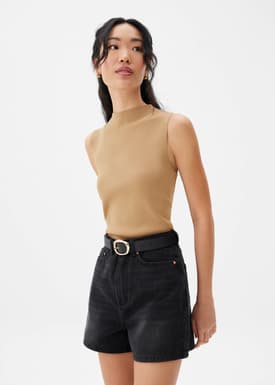 Robin High Neck Knit Top