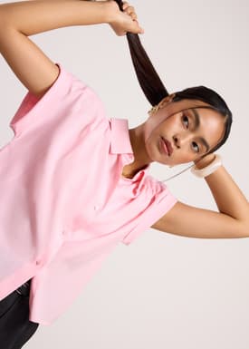 Rupi Oxford Collared Button Down Shirt