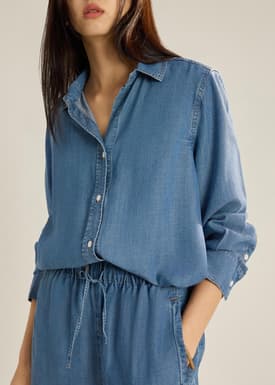 Ayu Lyocell Chambray Relaxed Shirt