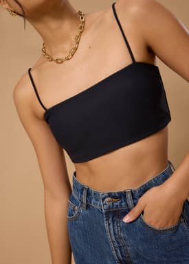 Joey Padded Crop Camisole Top