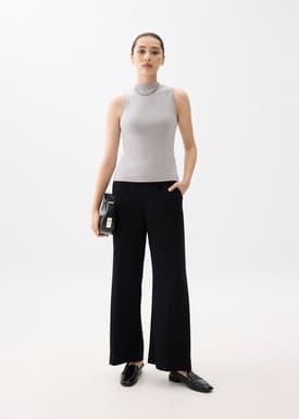 Monika High Neck Knit Tank Top