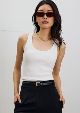 BraFree by LB Hui Scoop Neck Tank Top