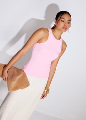 BraFree by LB Malaya Jersey Racerback Tank Top