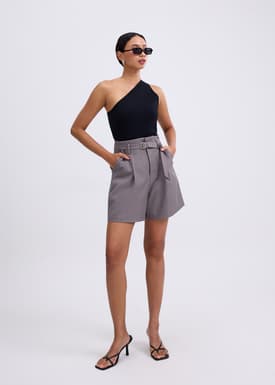 Dani Tailored High Waist A-line Shorts