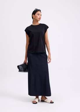 Gia Relaxed Jersey Muscle Tee