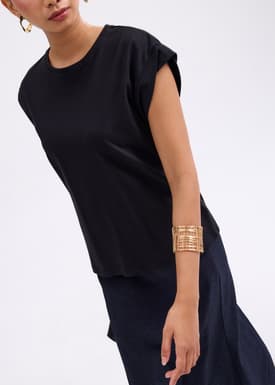 Gia Relaxed Jersey Muscle Tee