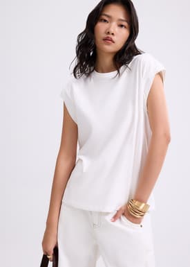 Gia Relaxed Jersey Muscle Tee